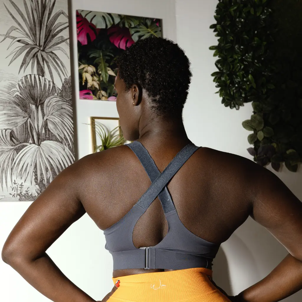 BRASSIERE FORT MAINTIEN (XL, Noir)